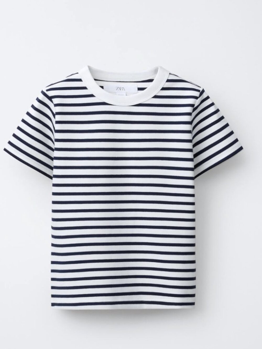 Zara Black & White Striped Top